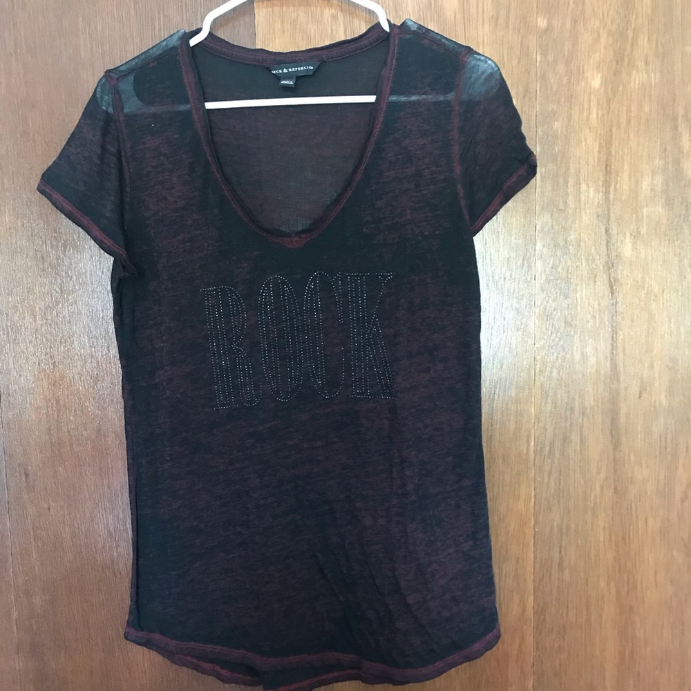 Rock and republic short sleeve shirt